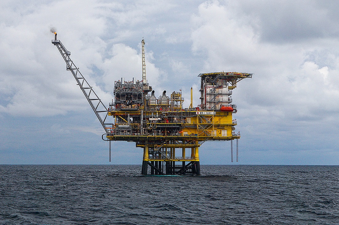 현대건설, 세계 최초 부유식 CCS 기술로 글로벌 온실가스 저감 나선다 동해가스전 전경 이미지 (이미지 제공: 한국석유공사)